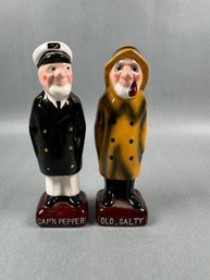 Salt And Pepper Shakers : Captain Pepper & Old Salty