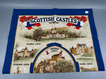 Linen Towel With Scottish Castles