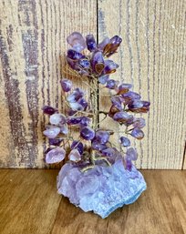 Amethyst Wire Gem Tree *LOCAL PICKUP ONLY - NO SHIPPING*