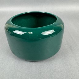 Dark Green Glazed Bowl