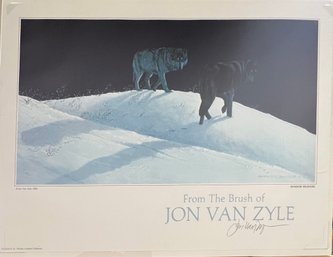 Signed From The Brush Of Jon Van Zyle Print  *Local Pickup Only*