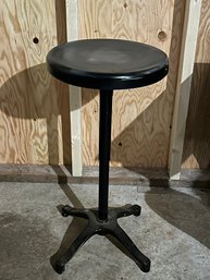 Old Metal Swivel Stool