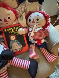 Lot Of Raggedy Ann & Andys