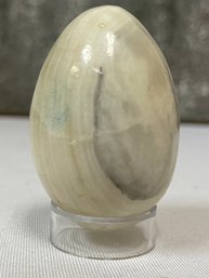 Stone Banded Striped Onyx Egg Crystal Art