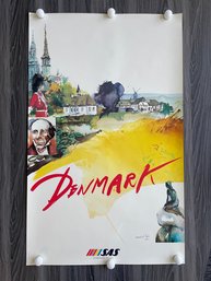 1994 SAS - Scandinavian Airlines Denmark Poster