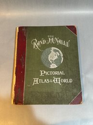Rand McNally Pictorial Atlas Of The World 1898 - Local Pick Up