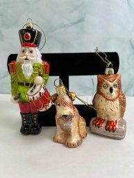 Vintage Blown Glass Christmas Ornaments