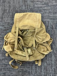 Vintage Military Style Canvas Rucksack