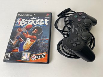 PS2 Videogame NBA STREET & Controller