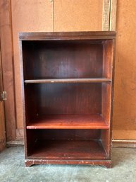 Small Mahogany 2 Shelf Bookcase