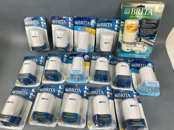 Brita On Tap Faucet Filter System And 15 Replacement Filters.