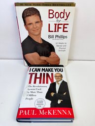 Lot Of 2 Health Books, Body For Life & I Can Make You Thin