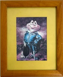 Vintage Disney Mr. Toad Print Framed