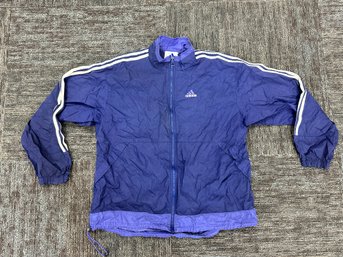 Vintage Blue And Purple Adidas Windbreaker 90s