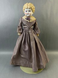Vintage Porcelain Head Doll