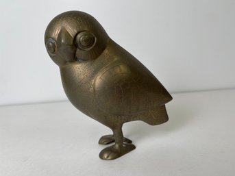 Bronze Cast Owl Sculpture