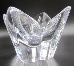 Orrefors Crystal Lotus Petal Bowl **local Pick Up Only**