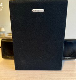 Computer Speaker Set And Two Mini Speaker *LOCAL PICKUP ONLY - NO SHIPPING*