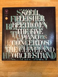 Szell Fleisher Beethoven, The Five Piano Concertos.