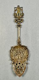 830 Silver Dutch Souvenir Spoon - Water Man- 19th Century Copy