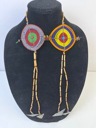 Massai Tribal Beaded Necklace.