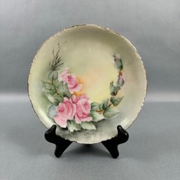 Versailles Hand Painted Floral Plate