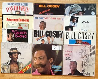 Lot Of 12 Comedy Albums. Bill Cosby, Smother Brothers, David Frye.