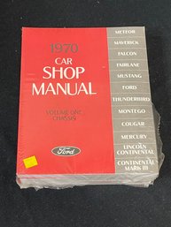 ORIGINAL VINTAGE 1970 Ford Car Shop Manual Four Volumes SEALED