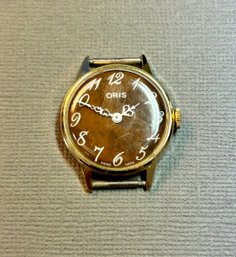 Oris Round Brown Watch Face - No Band