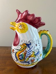 Rooster Pitcher Made In Italy