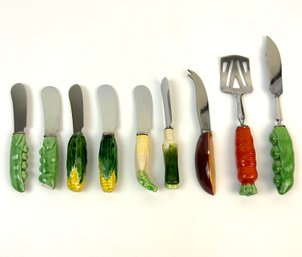 Vintage Spreading Knives 9 Piece Set