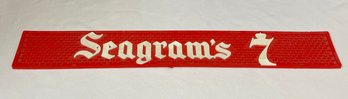 Original Seagrams 7 Whiskey Bar Spill Rubber Matt