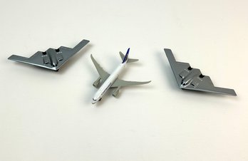 Toy Stealth Bombers & Matchbox Continental Airplanes