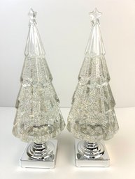 Midwest Gift Light Up Glitter Trees Decor