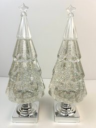 Midwest Gift Light Up Glitter Trees Decor