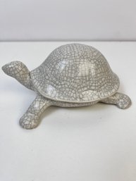 Ceramic Turtle Trinket Box