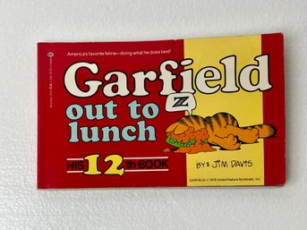 1978 Garfield Out To Lunch - 12th Book, By Jim Davis