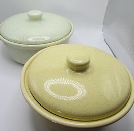 Bauer Speckled Serving Bowls (2) *local Pick Up Only*