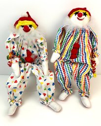 Vintage Herbrick Clown Dolls