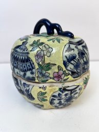 Vintage Floral Lidded Box Andrea By Sadek. *Local Pickup Only*