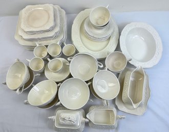 65 Pieces Of Crown Ducal China, Imported From Gainsborough England.
