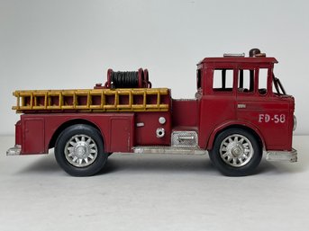 Fire Truck Pressed Tin Truck