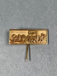 10k Polish Solidarity Tie Pin