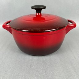 Red Dutch Oven -3.5 Quart . With Lid