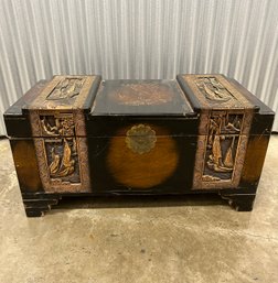 Antique Asian Style Blanket Chest