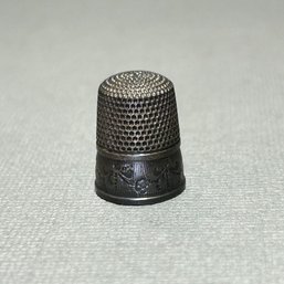 Vintage Sterling Silver Thimble