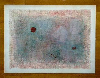 1979 Robert Natkin - Untitled, Pastel With Rust: Signed Serigraph 6/75