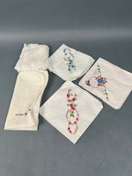4 Cotton Handkerchiefs.