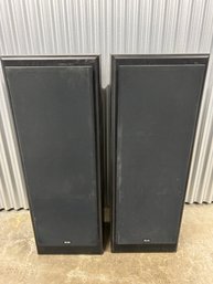 Pair Of Large KLH Audio System Speakers