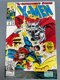 X-men Comic Book December 15 1992 With Bonus Card.